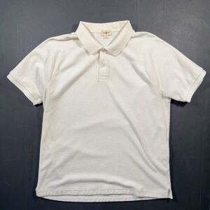 Vintage J. Crew Terry Polo Shirt, Men’s Large, White. NWOT, 1990s